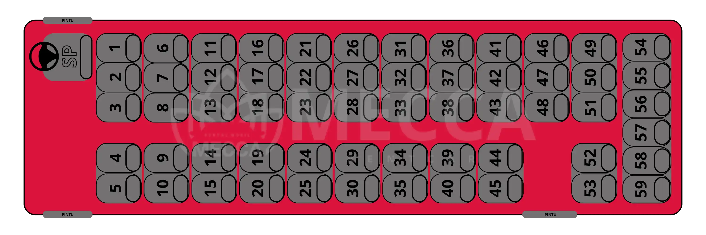 Seat 59 - 59 seat