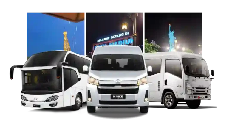 Sewa Bus Madiun Mini & Medium Bus Murah Pariwisata Mulai 700K